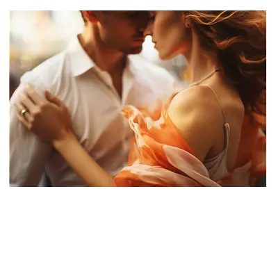 Фото на холсте пара, размера 100x70