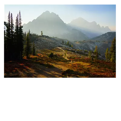 Фото на холсте горная тропа, размера 120x80