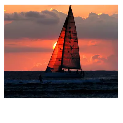 Фото на холсте яхта, размера 60x50