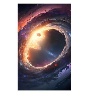 Фото на холсте квазар, размера 20x30