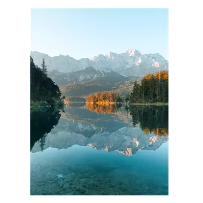 Фото на холсте озеро с горами, размера 60x80