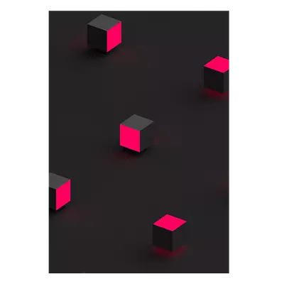 Фото на холсте абстракция квадраты, размера 70x100