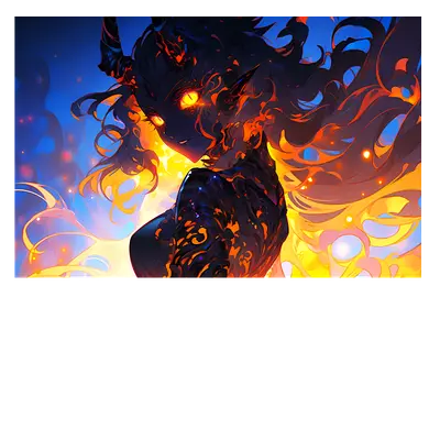 Фото на холсте demonic girl, размера 60x40