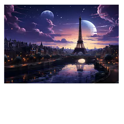 Фото на холсте фантастический лондон, размера 100x70