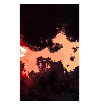 Фото на холсте абстракция лавы, размера 20x30