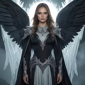 Тёмный образ архангела