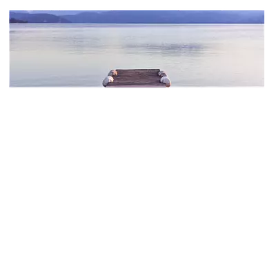 Фото на холсте пристань, размера 90x30