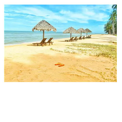 Фото на холсте песчаный пляж, размера 100x70