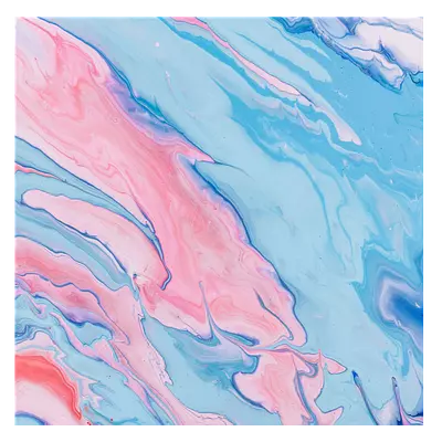 Фото на холсте акварельная абстракция, размера 60x60