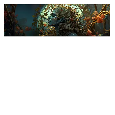 Фото на холсте девушка ai, размера 90x30