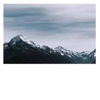 Фото на холсте горный хребет, размера 90x60