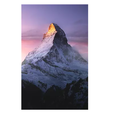 Фото на холсте горный пик, размера 30x45