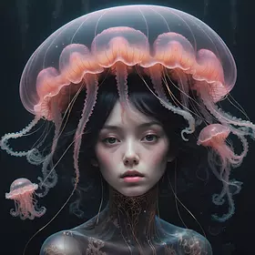 «Роялти-фото: медуза в сиянии»