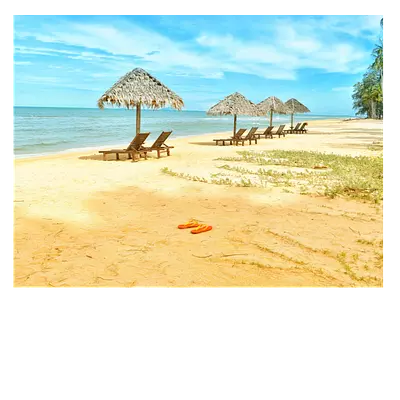 Фото на холсте песчаный пляж, размера 80x60