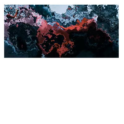 Фото на холсте абстракция краски, размера 60x30