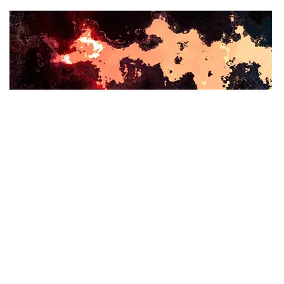 Фото на холсте абстракция лавы, размера 90x30