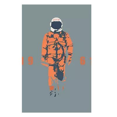 Фото на холсте гагарин, размера 40x60