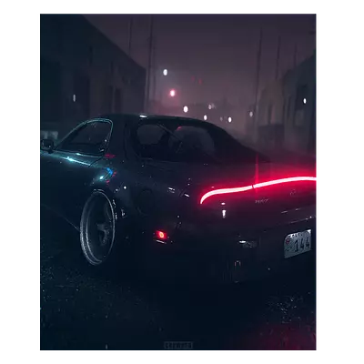 Фото на холсте mazda rx-7, размера 50x60