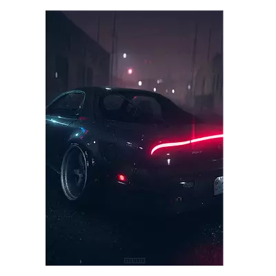 Фото на холсте mazda rx-7, размера 50x70