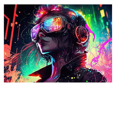 Фото на холсте digital girl, 40х30 см