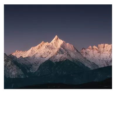 Фото на холсте горный массив, размер 50x40 см