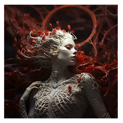 Фото на холсте ai girl, размера 60x60