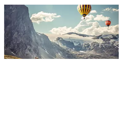 Фото на холсте воздушные шары, размера 80x40