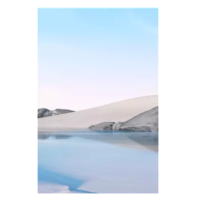 Фото на холсте песок с водой, размера 60x90