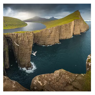 Фото на холсте фьорд, размера 30x30