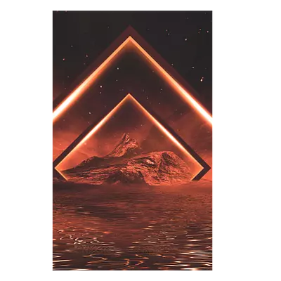 Фото на холсте геометрическая абстракция, размера 20x30