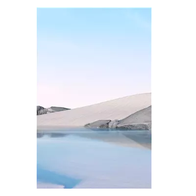 Фото на холсте песок с водой, размера 30x45