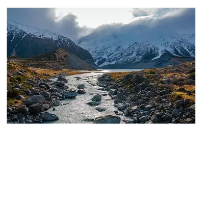 Фото на холсте. горная река 30*20 см.