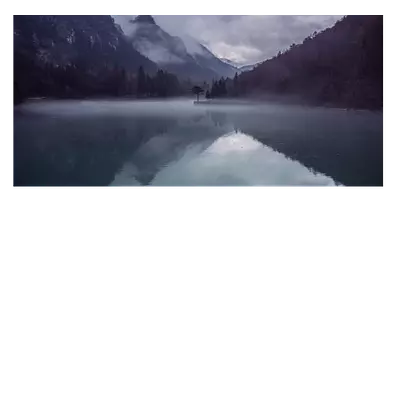 Фото на холсте вечернее озеро, размера 60x30