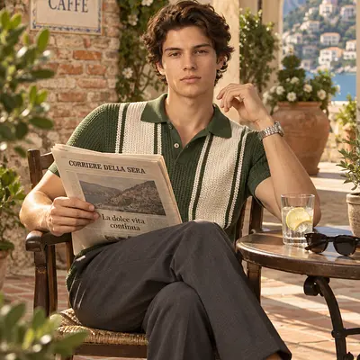 Отдых в кафе у моря