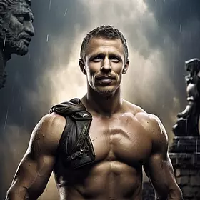 «Мускулистый стоик в бурю»