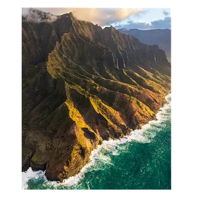 Фото на холсте берег зеленого острова, размера 50x60