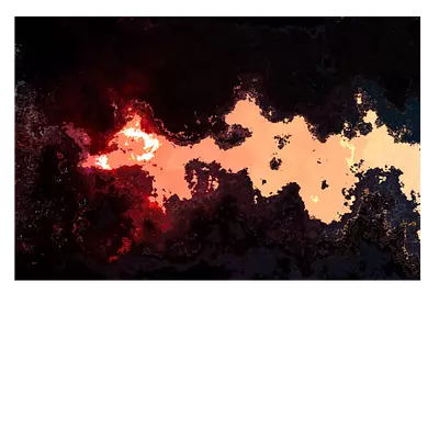Фото на холсте абстракция лавы, размера 90x60