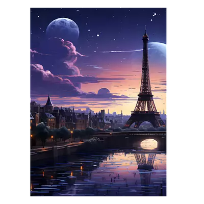 Фото на холсте фантастический лондон, размера 30x40