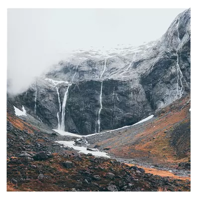 Фото на холсте горный ручей, размера 80x80