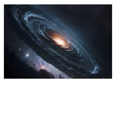 Фото на холсте галактика, размера 100x70