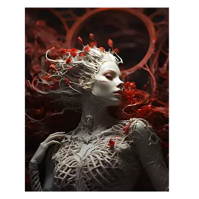 Фото на холсте ai girl, размера 40x50