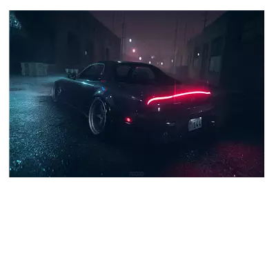 Фото на холсте mazda rx-7, размера 120x80