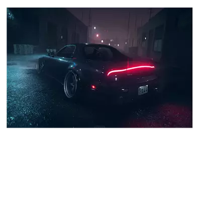 Фото на холсте mazda rx-7, размера 75x50