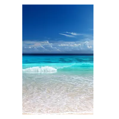 Фото на холсте солнечный пляж, размера 50x75
