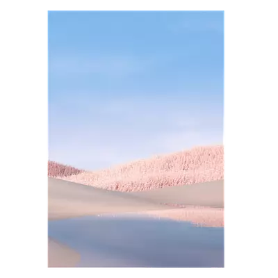 Фото на холсте белые поля, размера 70x100