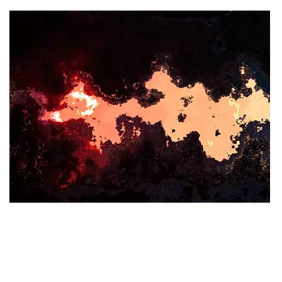 Фото на холсте абстракция лавы, размера 80x60