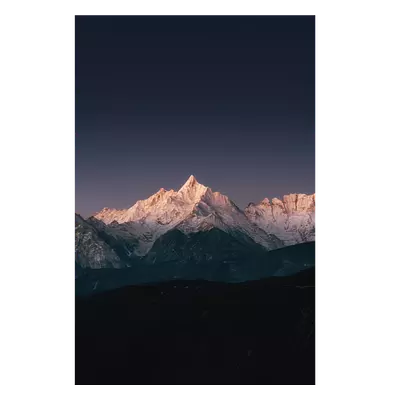 Фото на холсте горный массив, размера 60x90