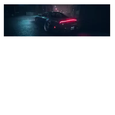 Фото на холсте mazda rx-7, размера 90x30