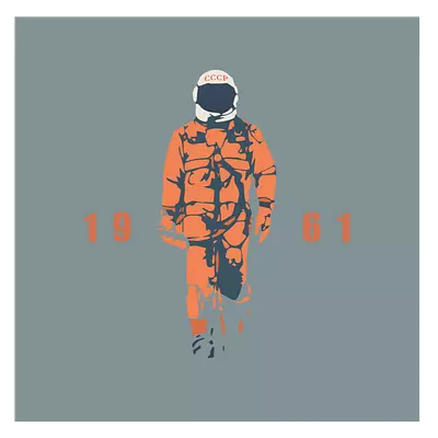 Фото на холсте гагарин, размера 100x100