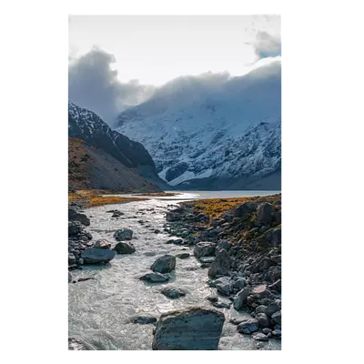 Фото на холсте горная река, размера 30x45